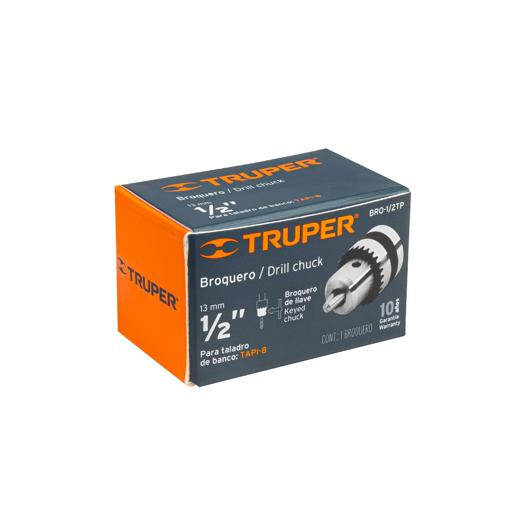 Broquero 1/2" con llave para TAPI-8 TRUPER