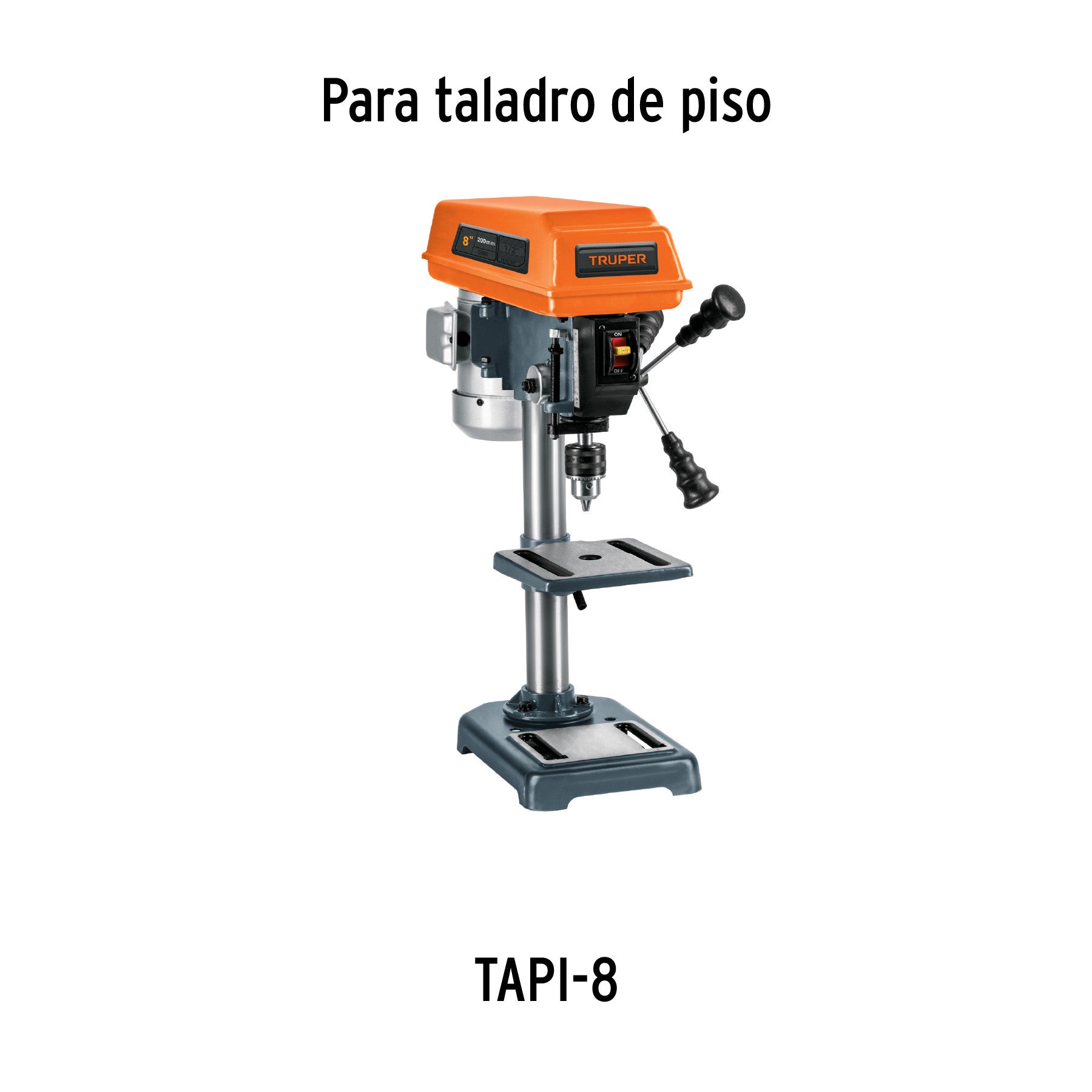Broquero 1/2" con llave para TAPI-8 TRUPER