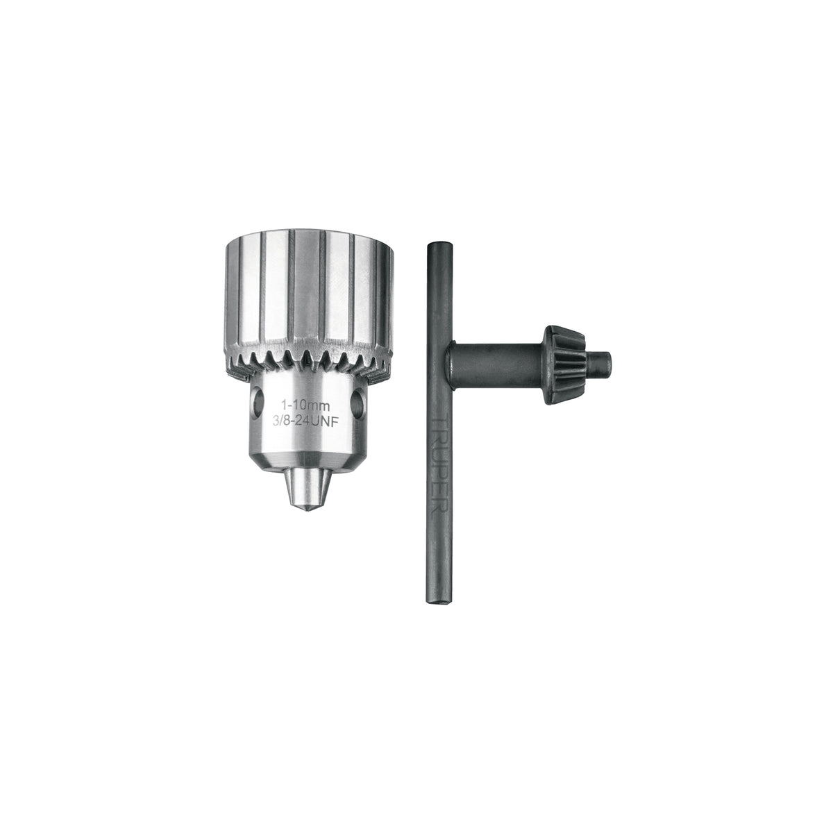 Broquero con llave cuerpo estriado TRUPER EXPERT 3/8"