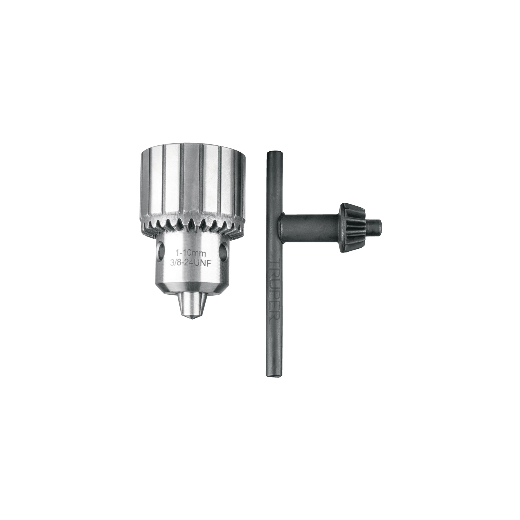 Broquero con llave cuerpo estriado TRUPER EXPERT 3/8"