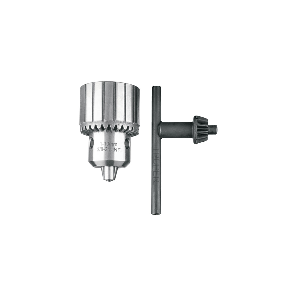 Broquero con llave cuerpo estriado TRUPER EXPERT 3/8"