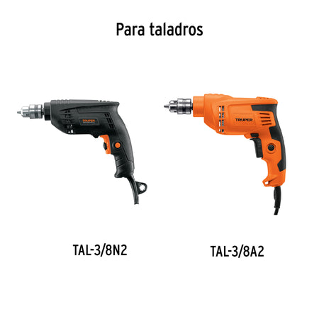Broquero con llave cuerpo estriado TRUPER EXPERT 3/8"