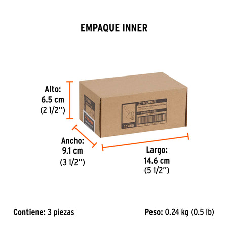 Broca para router bocel cuarto 1-1/8" con balero Truper