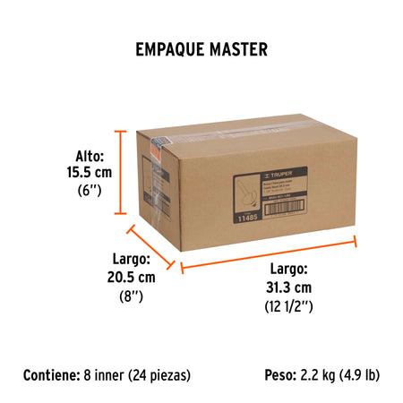 Broca para router bocel cuarto 1-1/8" con balero Truper