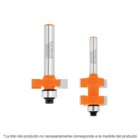 Juego de machimbrador 5/8" con balero