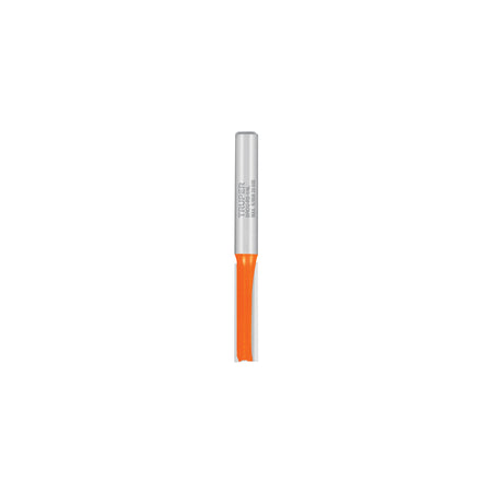 Broca para router recta 2 filos 1/4" larga Truper