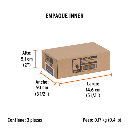 Broca para router recta 2 filos Truper 3/4"