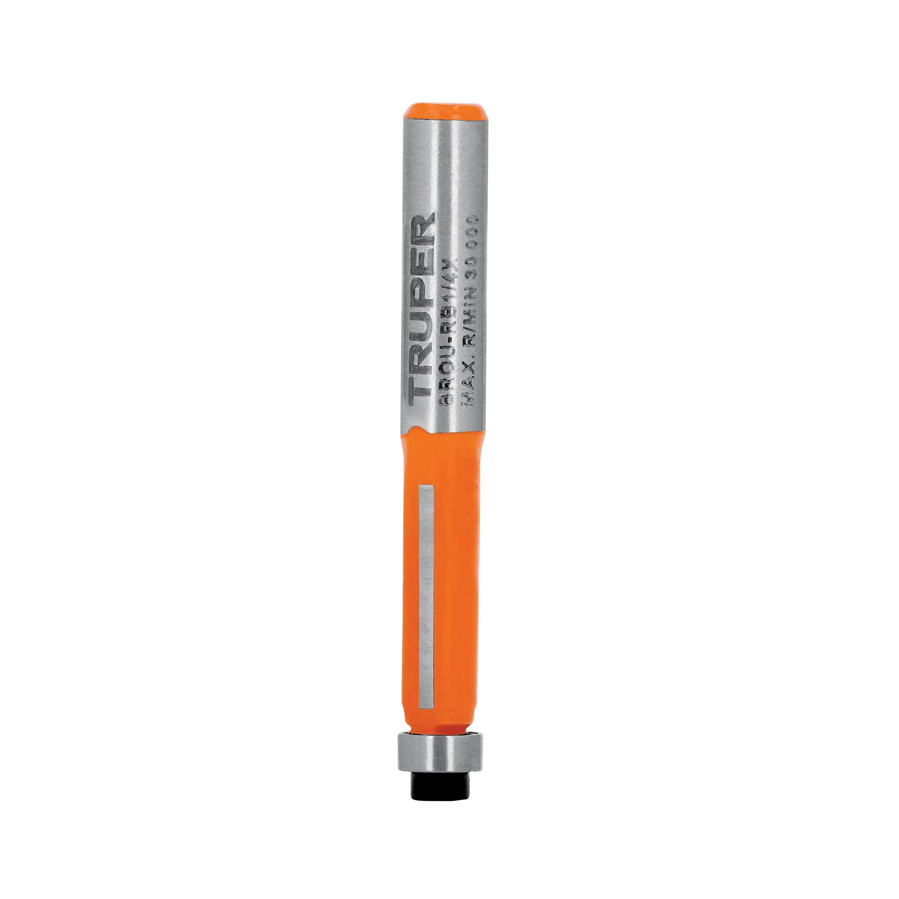 Broca para router corte recto con balero Truper 1/4"