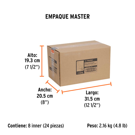 Broca para router redondeado con balero Truper 1-1/4"