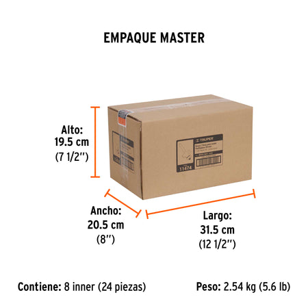 Broca para router redondeado con moldura con balero 1-1/2"