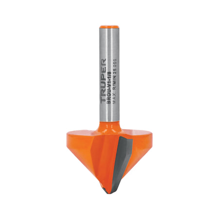 Broca para router corte en "V" Truper 1-1/8"