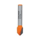 Broca para router corte en "V" Truper 3/8"