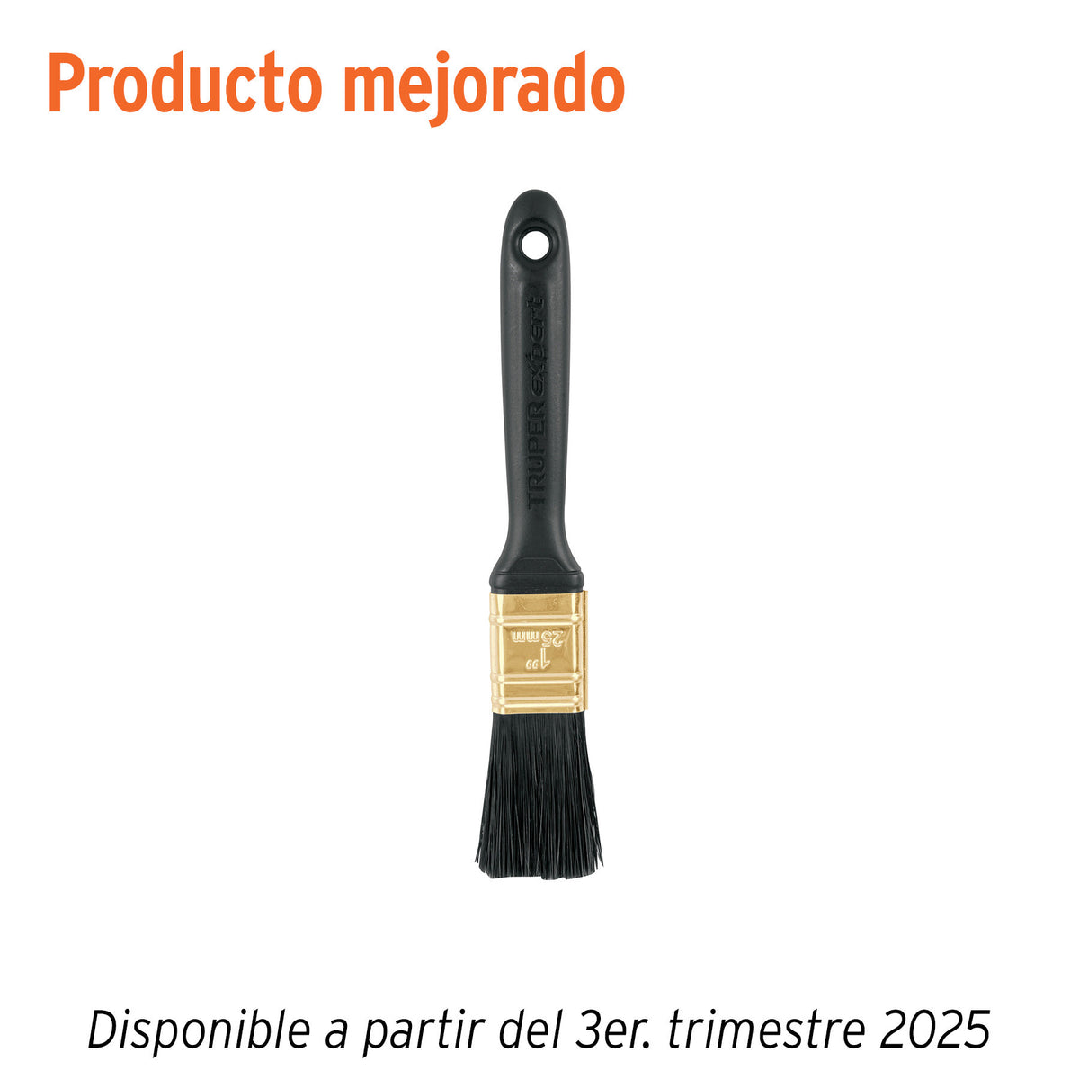 Brocha profesional de mango de plastico Truper Expert 1"