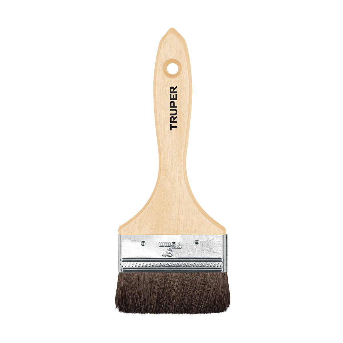 Brocha pelo de camello de con mango de madera TRUPER 3"