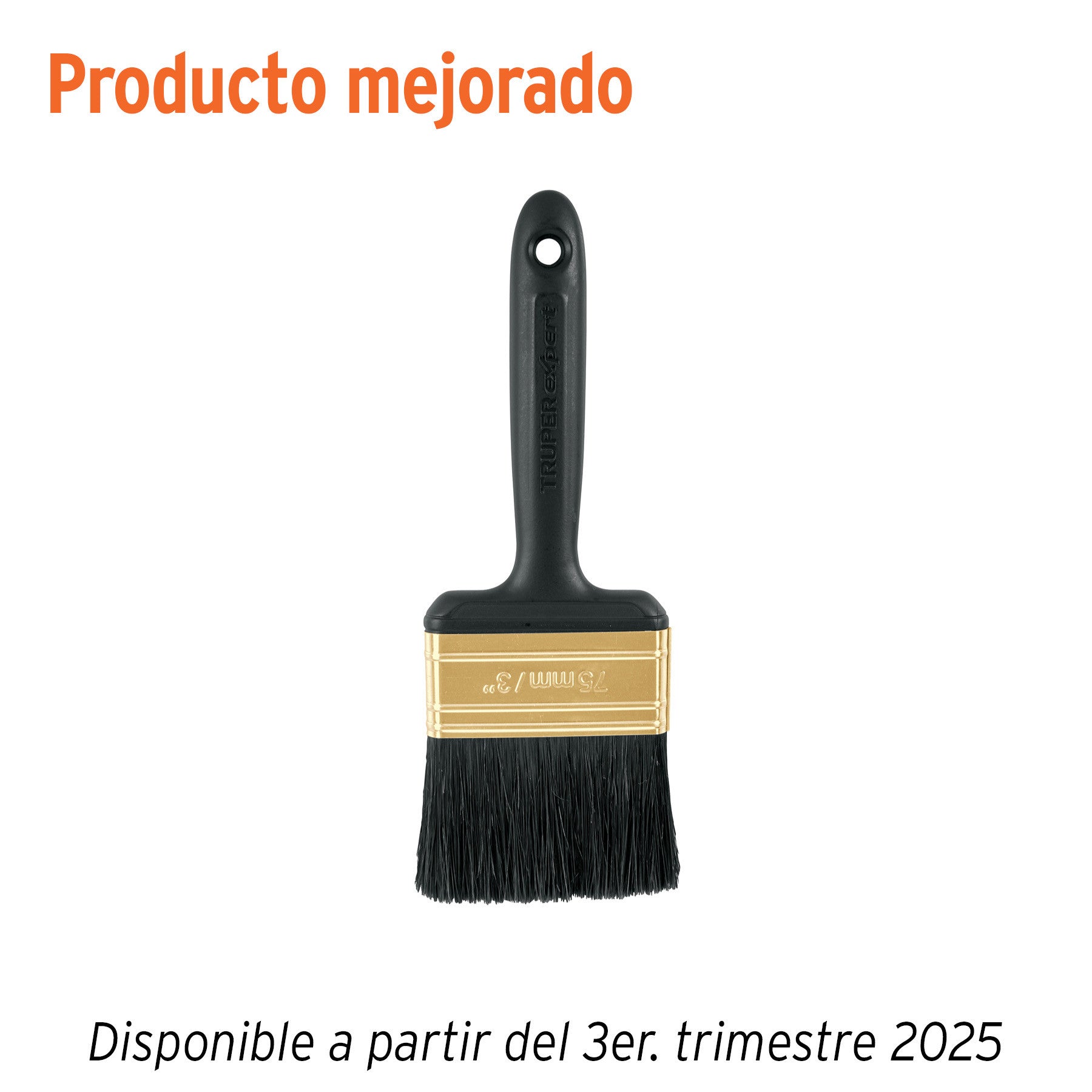 Brocha profesional de mango de plastico Truper Expert 3"