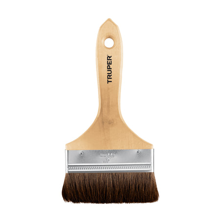 Brocha pelo de camello de con mango de madera TRUPER 4"