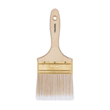 Brocha cerdas sinteticas corte recto mango de madera 4"