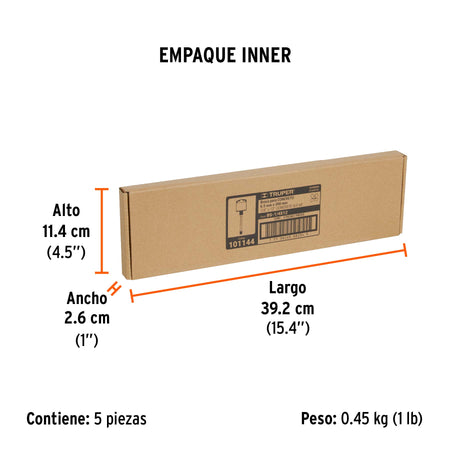 Broca SDS Plus 1/4 x Truper 12"