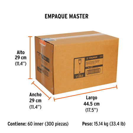 Broca SDS Plus 1/4 x Truper 4"