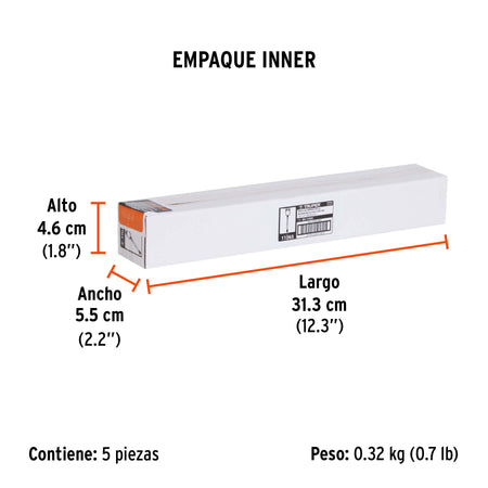 Broca SDS Plus 1/4 x Truper 8"
