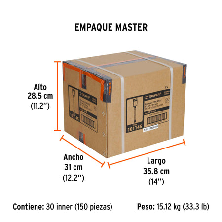 Broca SDS Plus 3/8 x Truper 8"