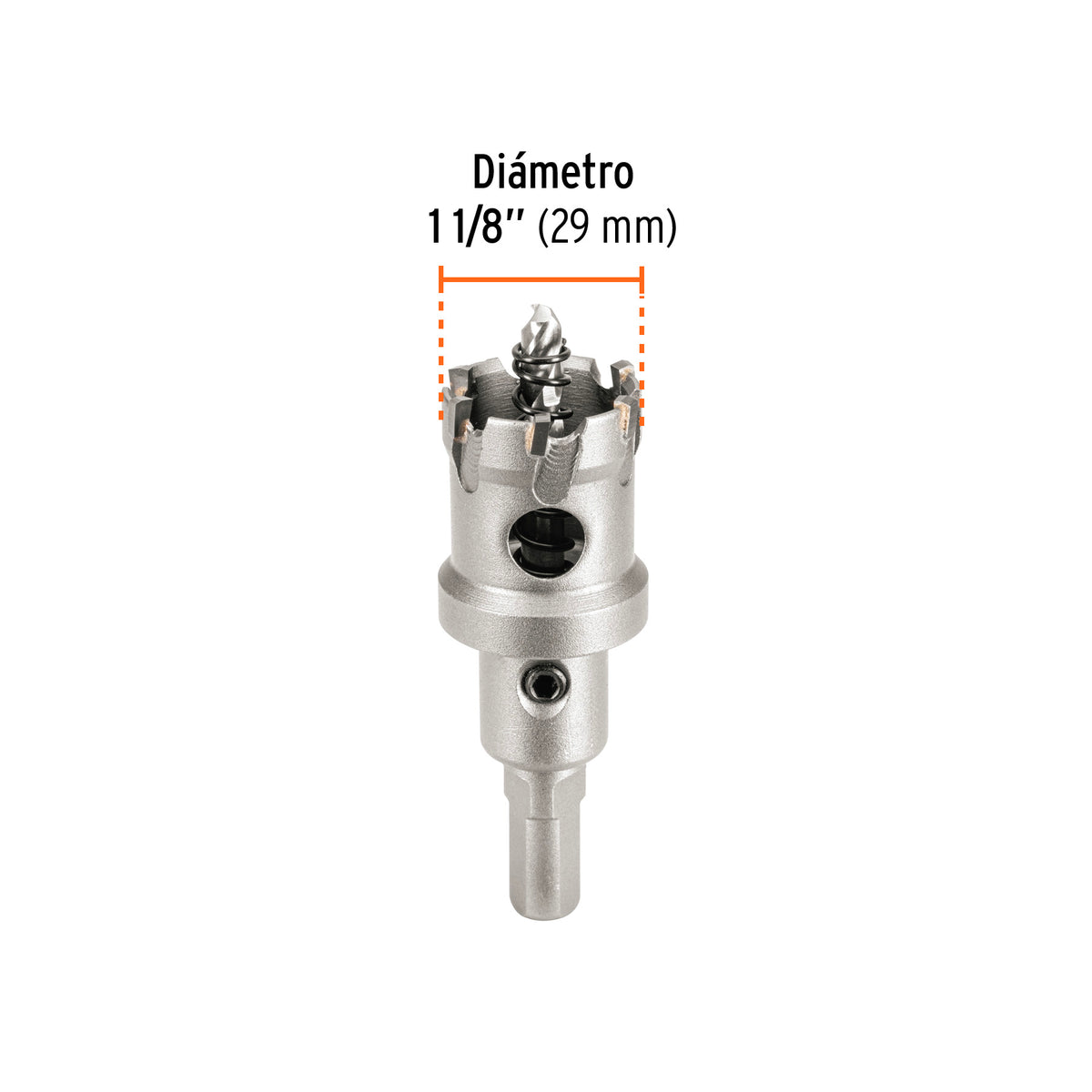 Brocasierra de carburo de tungsteno Truper 1-1/8"