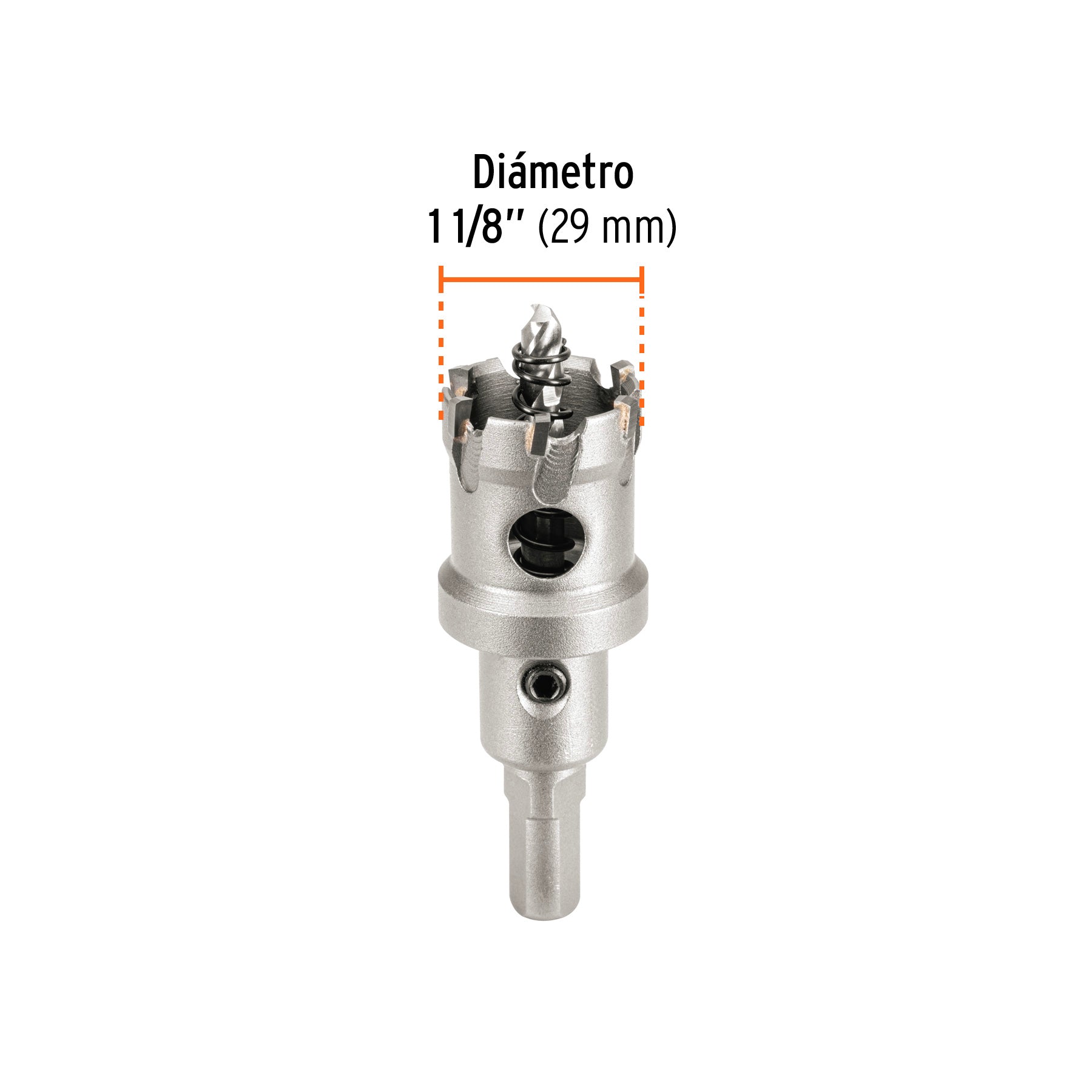 Brocasierra de carburo de tungsteno Truper 1-1/8"