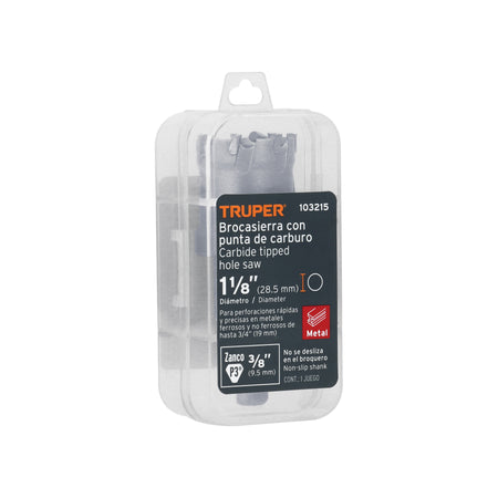 Brocasierra de carburo de tungsteno Truper 1-1/8"
