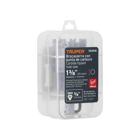 Brocasierra de carburo de tungsteno Truper 1-3/8"