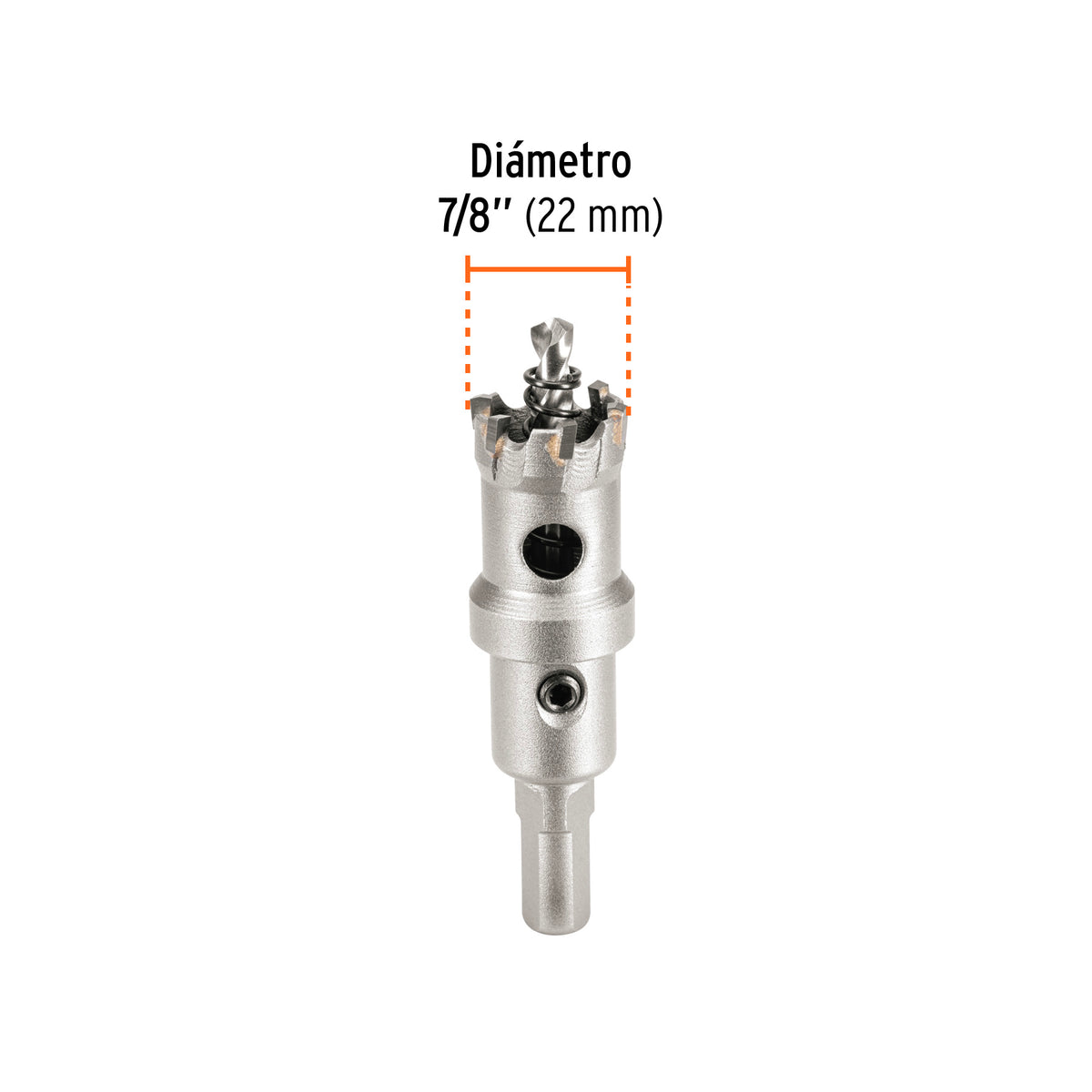 Brocasierra de carburo de tungsteno Truper 7/8"