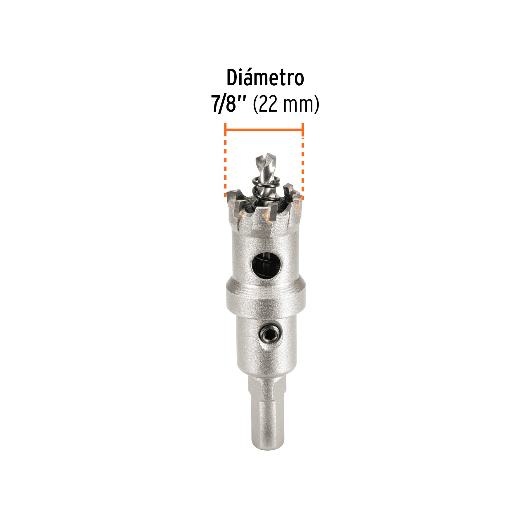 Brocasierra de carburo de tungsteno Truper 7/8"
