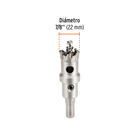 Brocasierra de carburo de tungsteno Truper 7/8"