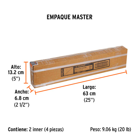 Broca SDS Ma x de 1-1/2 x 21" Truper