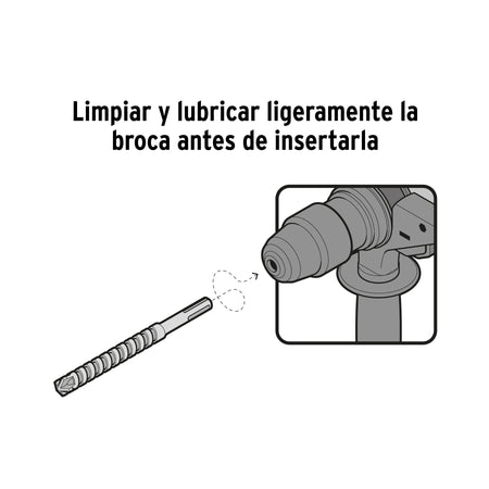 Broca SDS Ma x de 1-1/8 x Truper 13"