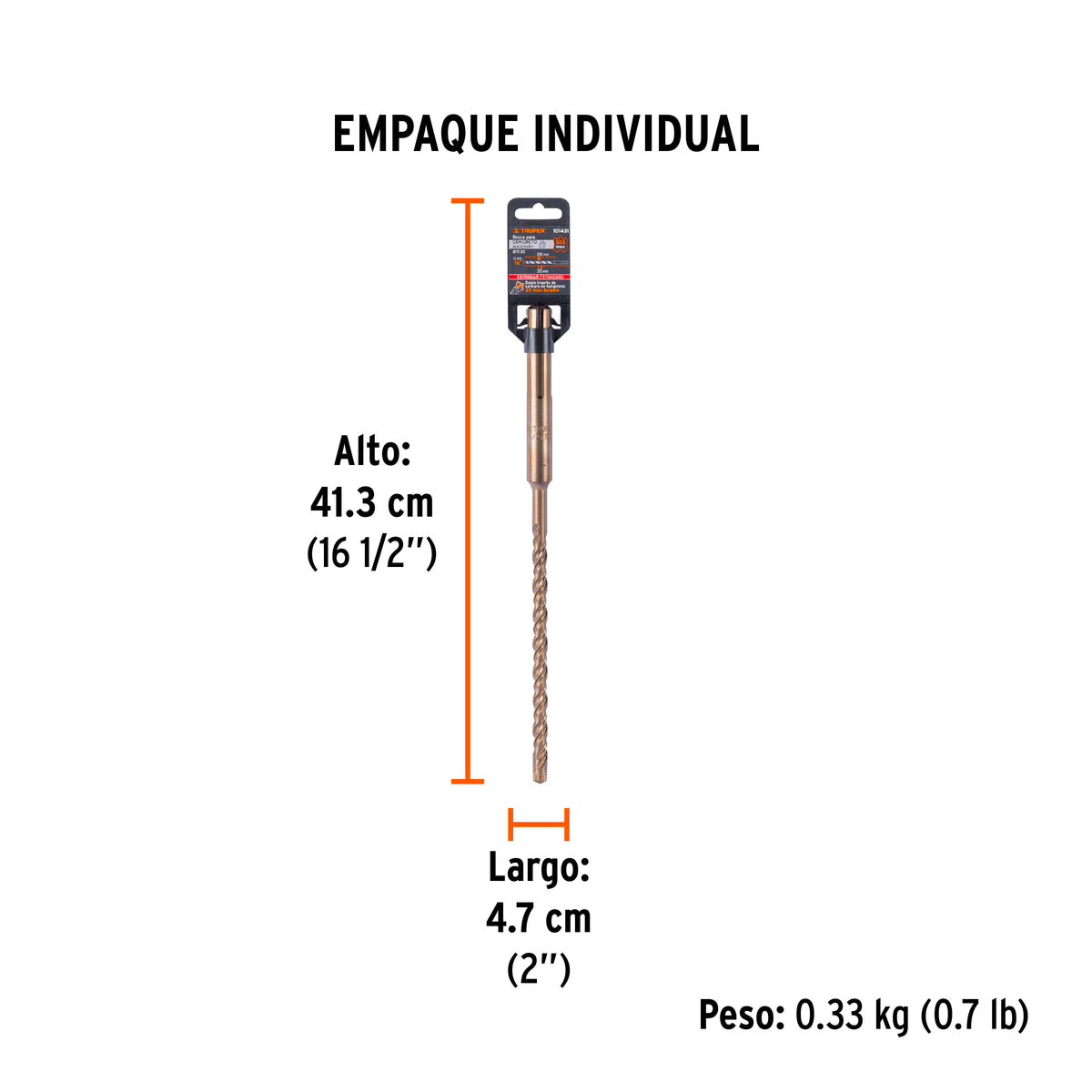 Broca SDS Max de 1/2 x 13" Truper