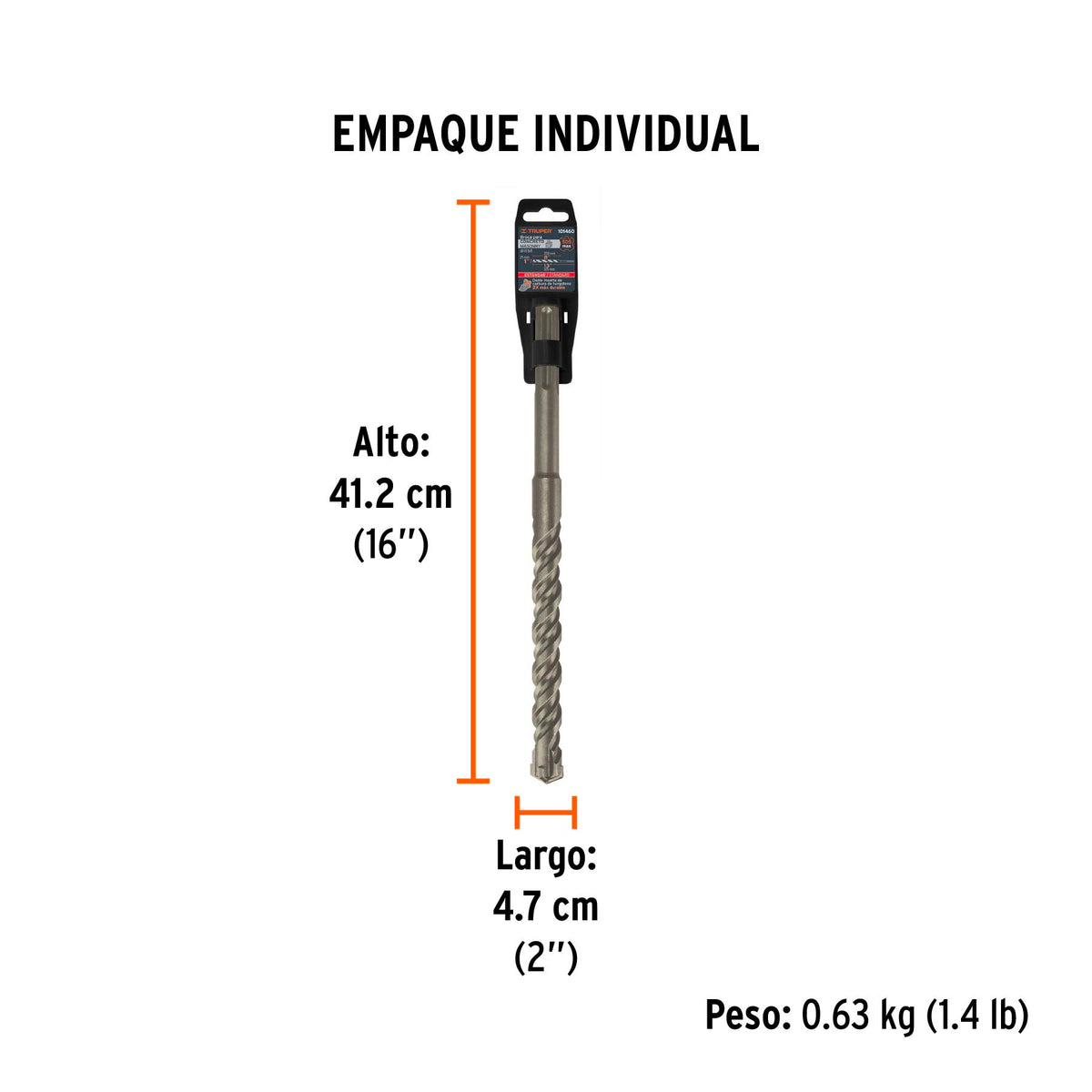 Broca SDS Ma x de 1 x Truper 13"