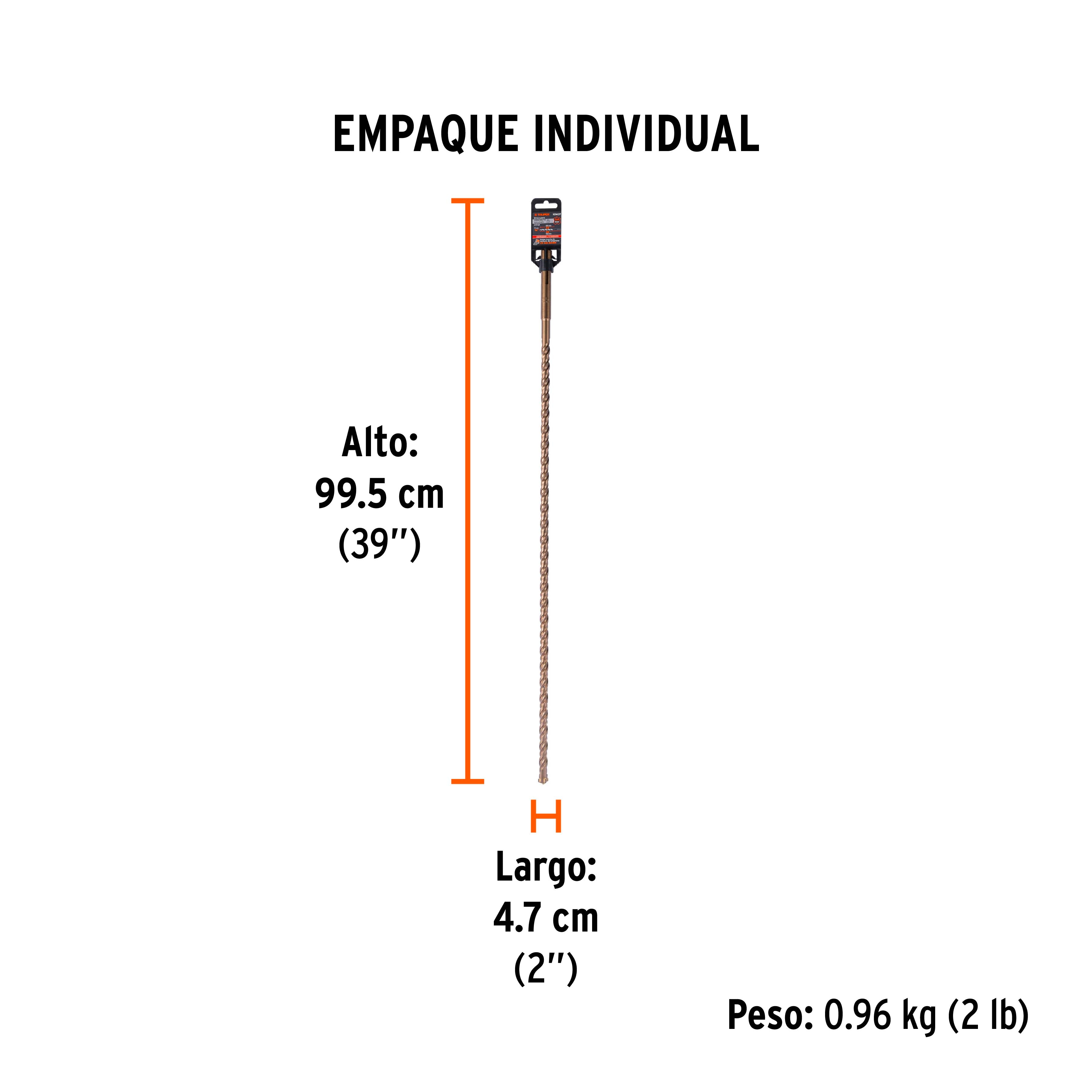 Broca SDS Ma x de 3/4 x Truper 36"
