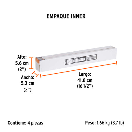 Broca SDS Ma x de 5/8 x Truper 13"