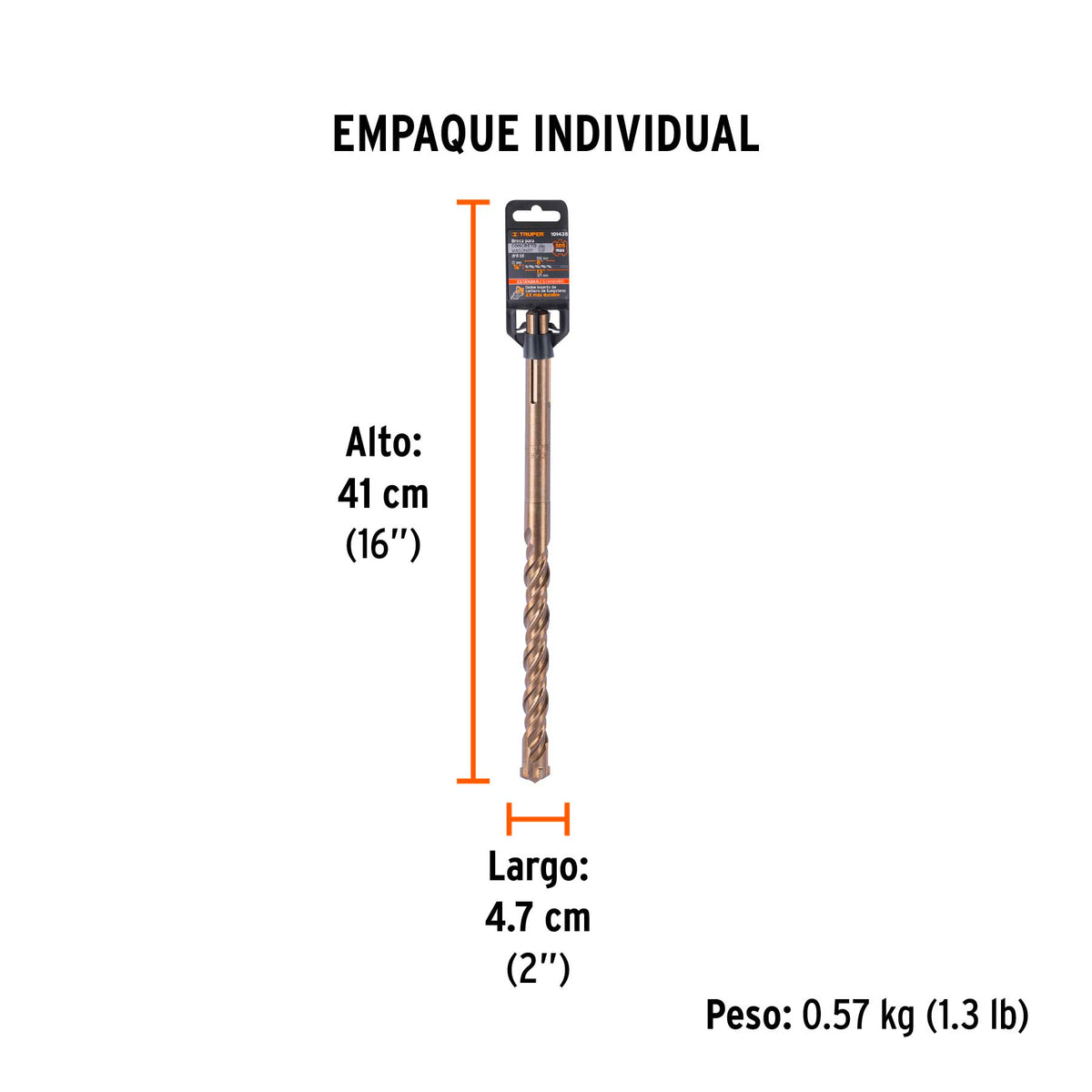 Broca SDS Ma x de 7/8 x Truper 13"