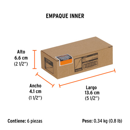 Broca para vidrio y azulejo Truper Expert 1/2"