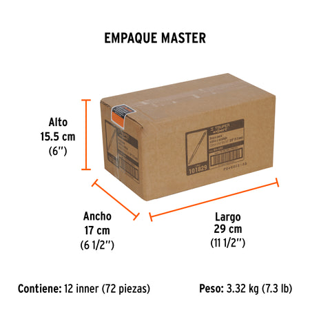 Broca para vidrio y azulejo Truper Expert 3/8"