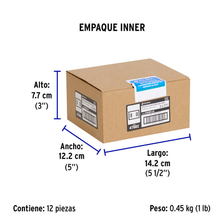 Toma con 2 puertos USB negro de 1.5 módulos, línea Lisboa