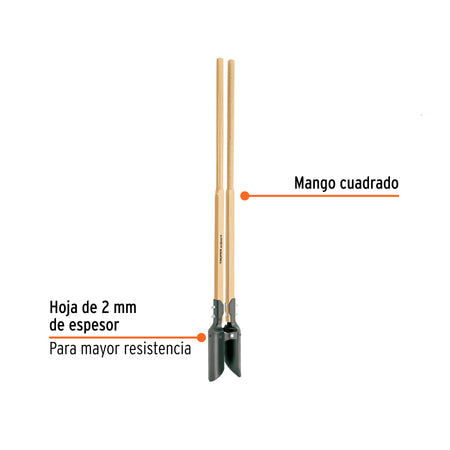Eje corto para carretillas 1 llanta EXPERT TRUPER y PRETUL
