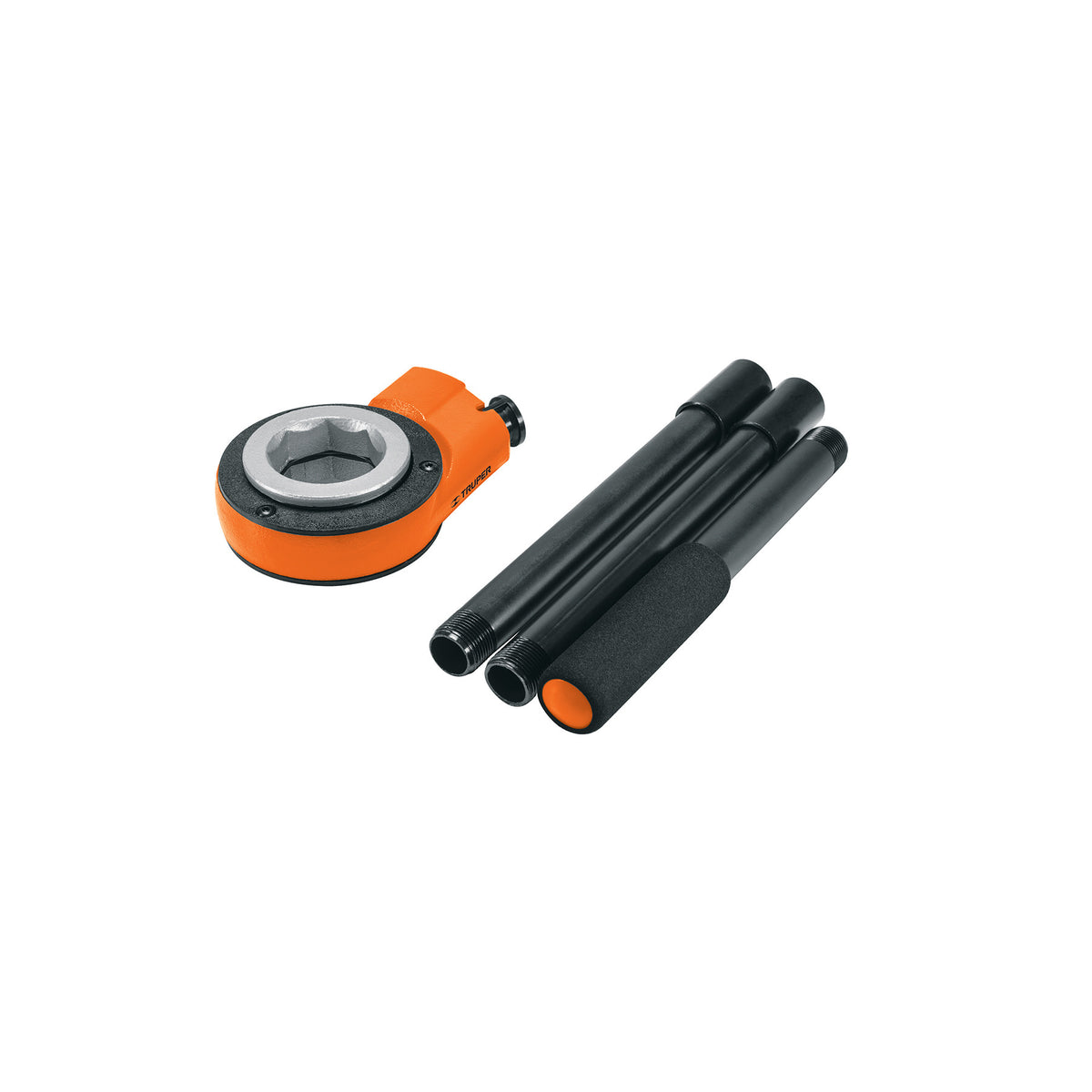 Juego de 9 tarrajas para tubo de 1/2" a 2" Truper