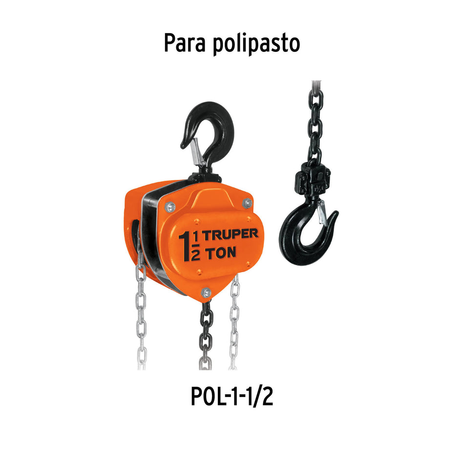 Cadena para polipasto POL-1-1/2, Truper