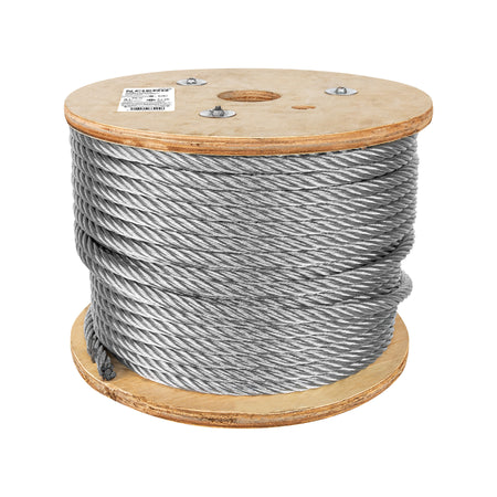 Metro de cable flexible 1/2' de acero 7x19 hilos, 75 m 1/2', 75 m