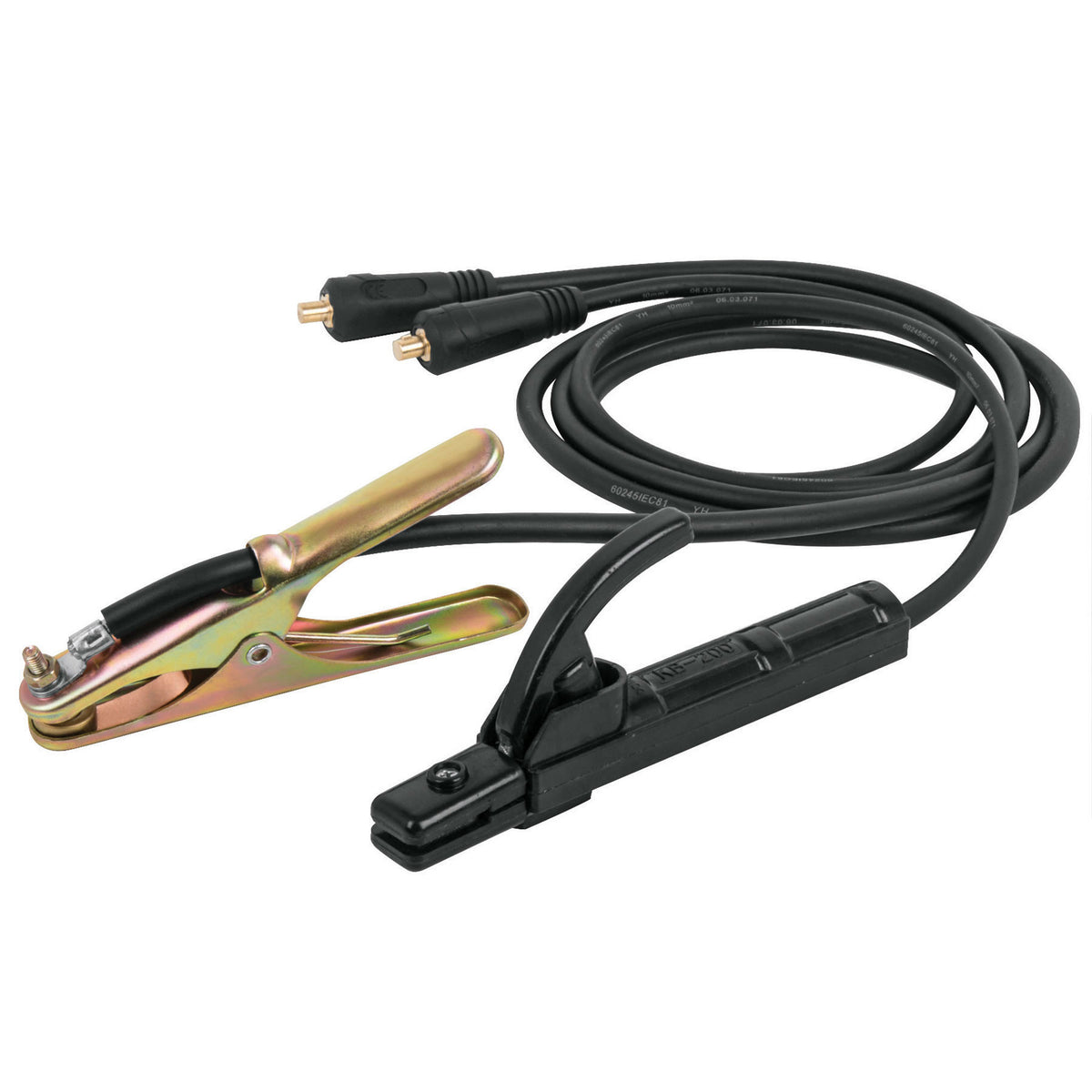 Cables portaelectrodo y pinza de tierra 200A 1/2" EXPERT