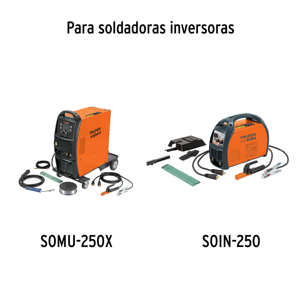 Cables con pinza de tierra 300A y conector 1/2" EXPERT