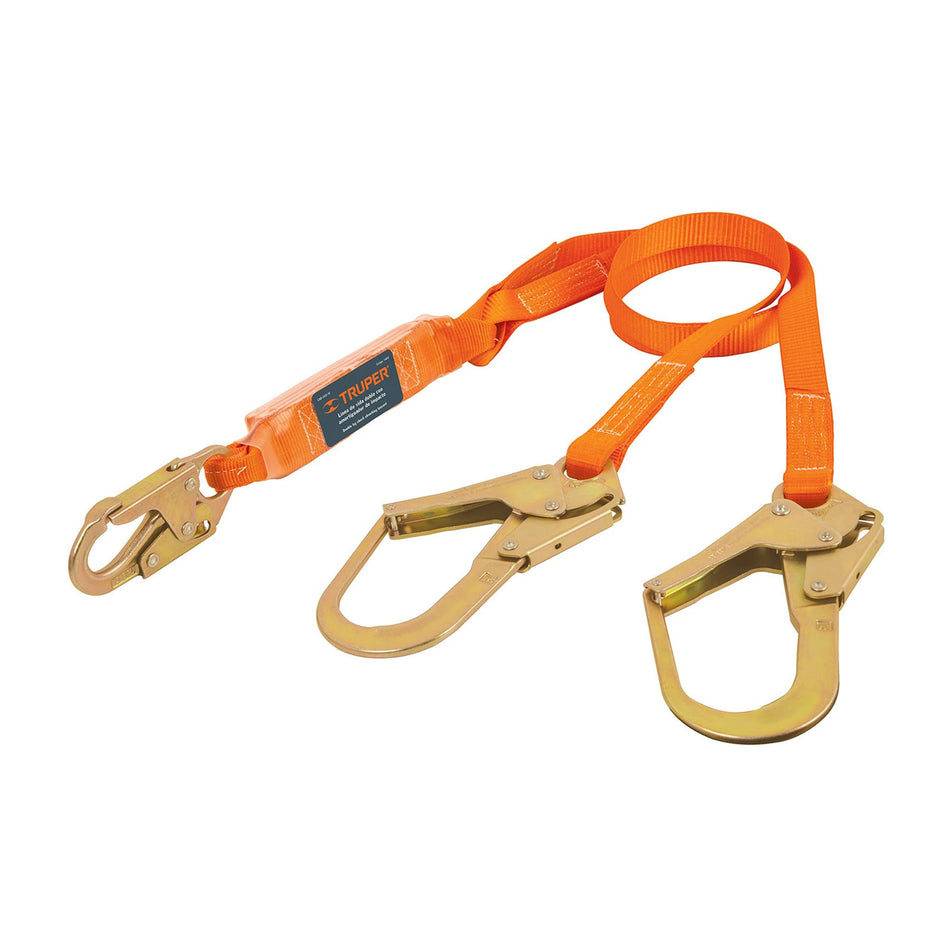 Linea vida absorbedor impacto doble brazo gancho grandeANSI