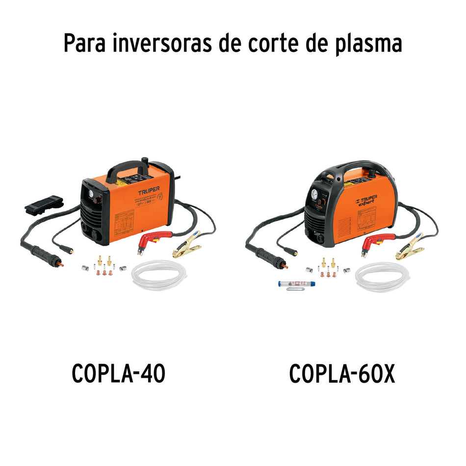 Pinza para tierra y cable para cortadoras de plasma TRUPER